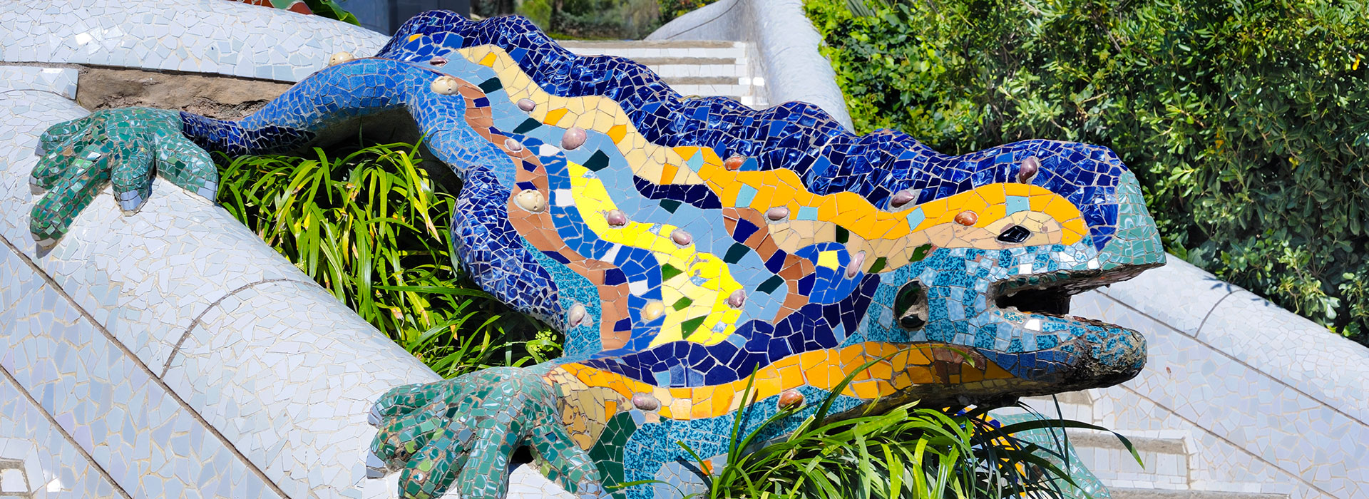 the salamandar at park guell