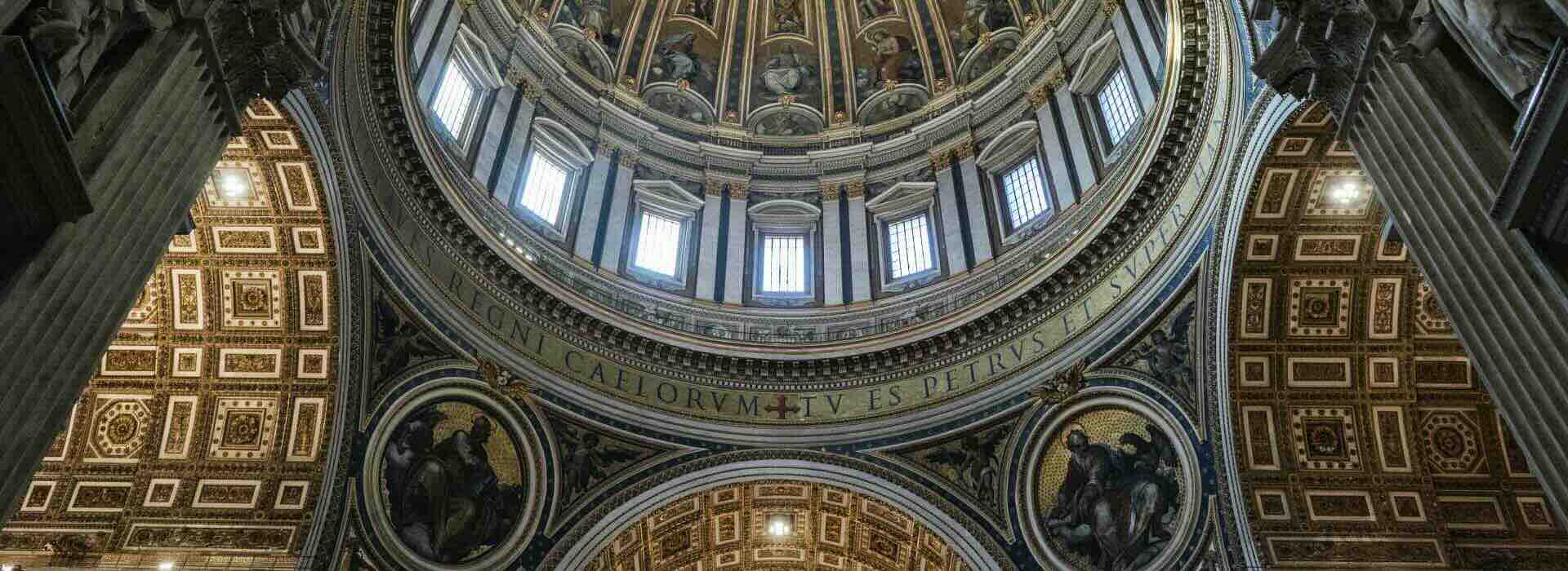 St. Peter's Basilica Interior Dome Ceiling