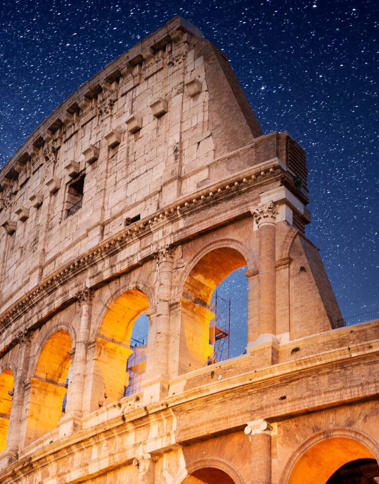 colosseum at night