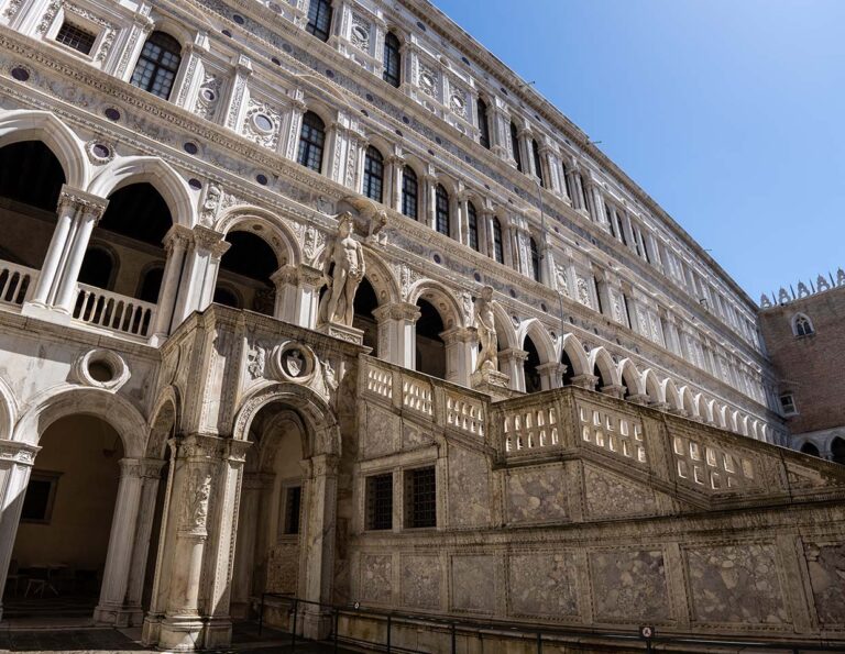 Doge's palace with detailed architecture