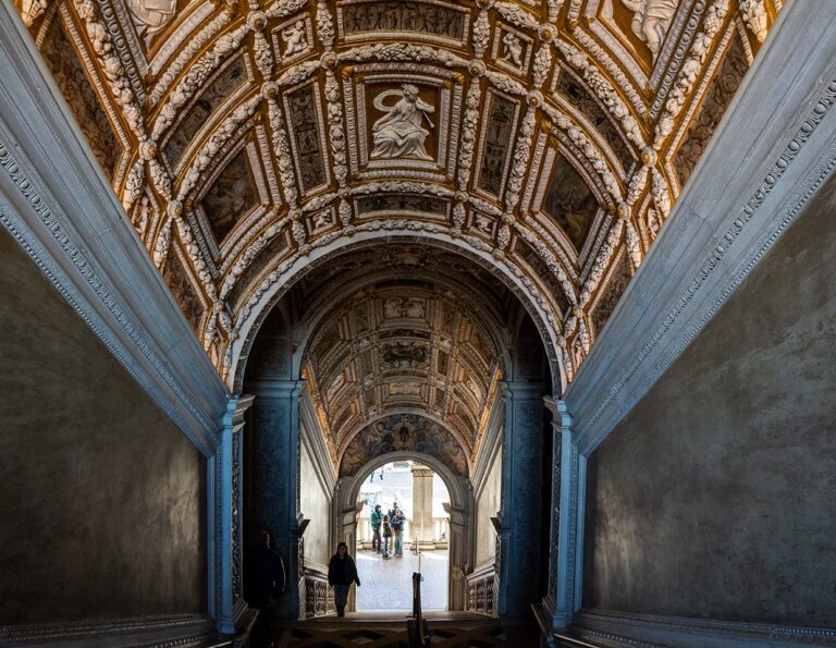 Impressive doge's palace with architectural richness