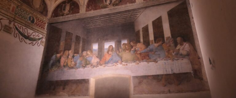 The Last Supper mural at Santa Maria delle Grazie