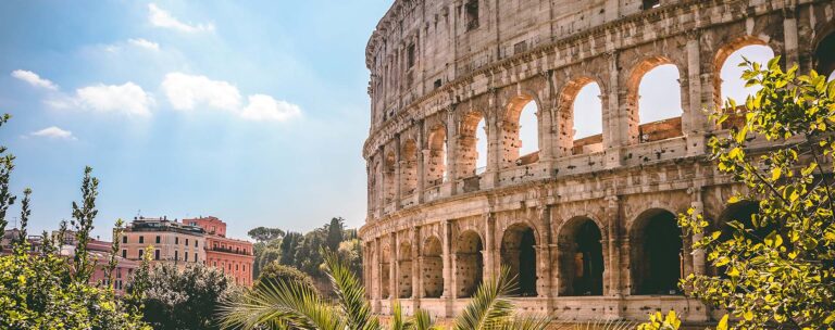 the colosseum in rome, italy