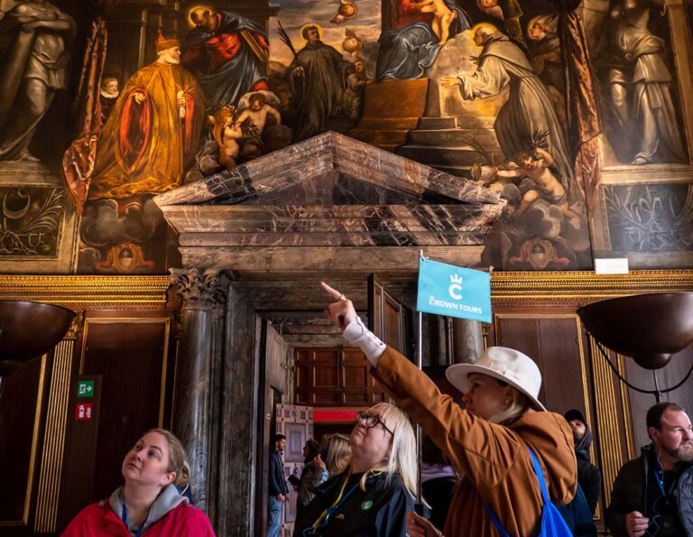 Interior view of Venice Doge's Palace