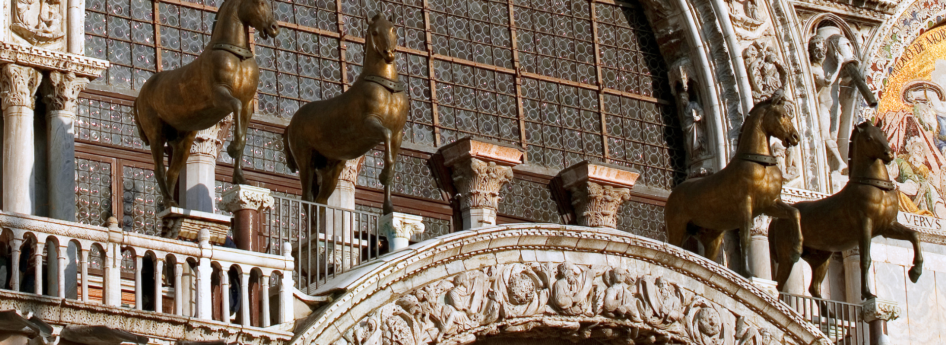 the four horses - saint mark's basilica - venice, italy